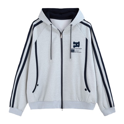 不起球不褪色夹克宽松帅气男生潮