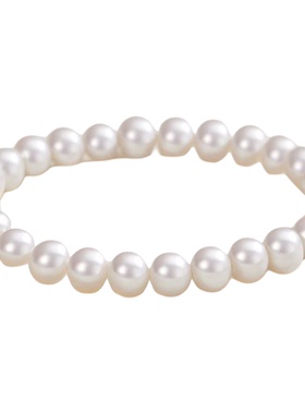 老凤祥芳华珠光贝珠手链女轻奢高级感小众设计手串生日礼物送女友