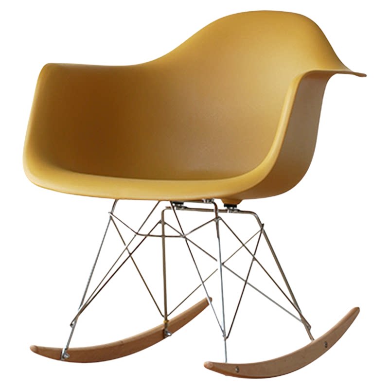 北欧设计师摇椅Eames Rocking chair伊姆斯摇椅中古风懒人休闲椅