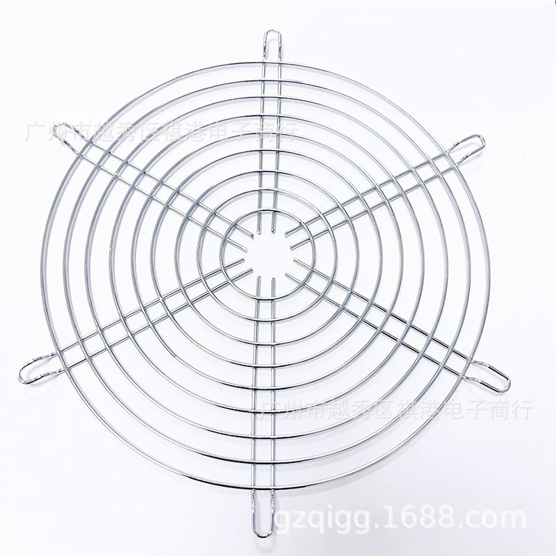 22厘米轴流风机风扇保护网罩 220金属铁网 22CM散热风扇防护网罩