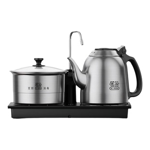 K·KOU/吉谷 TC009家用半自动304不锈钢1.2L出水泡茶专用壶三合一