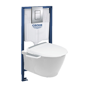 德国高仪GROHE 39743/39384L00家用暗藏水箱壁挂式智能马桶坐便器