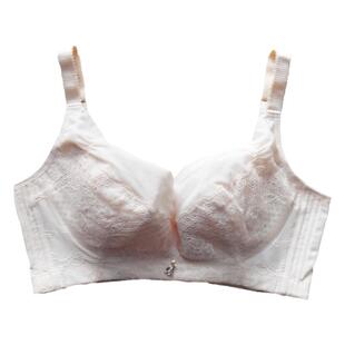 超薄镂空大胸显小聚拢调整型内衣女 全罩杯无钢圈文胸B C D E F G