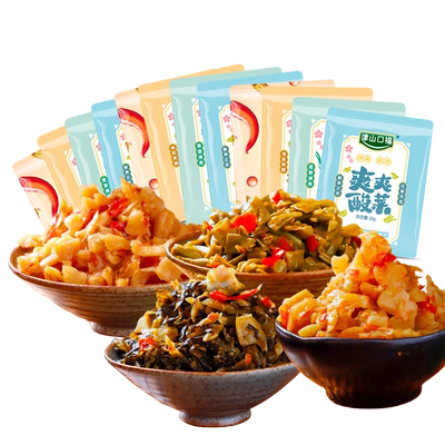 津山口福咸菜下饭菜酸豆角小包装