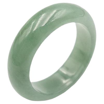 翡翠戒指冰种绿色飘花送男友玉石
