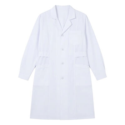 高端纯棉白大褂工作服定制男女款