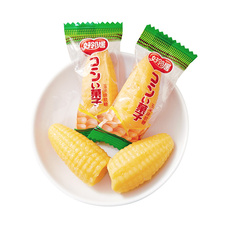 好邻居玉米味软糖散装喜糖年货糖