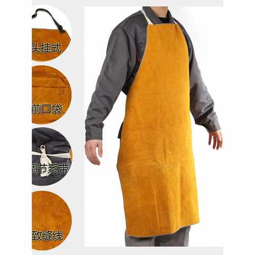 真牛皮加厚电焊围裙加大防烫耐高温隔热阻燃焊接防护服焊接神器