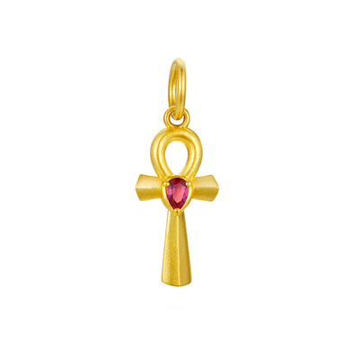 TSING轻珠宝【幸运符】能量觉醒系列安卡十字符黄金吊坠项链手链