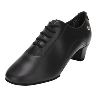 ADSMISSFUN教师鞋舞鞋A1002-11女拉丁中跟软牛皮鞋两点底恰恰狐步