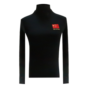 拉丁舞摩登舞上衣男女同款长袖短袖圆领心领国标舞广场舞练功服