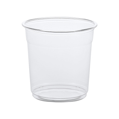 一次性奶茶杯透明带盖贴纸饮品杯