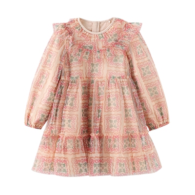 moimoln小云朵童装女童连衣裙