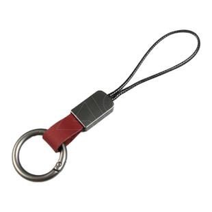 牛皮环扣钥匙扣新款卡宴macan911帕拉梅拉718Taycan适用于保时捷