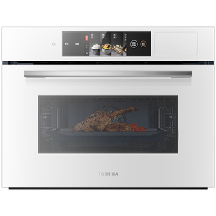 东芝大白茶T500嵌入式微蒸烤炸一体机家用电蒸箱烤箱水波炉微波炉