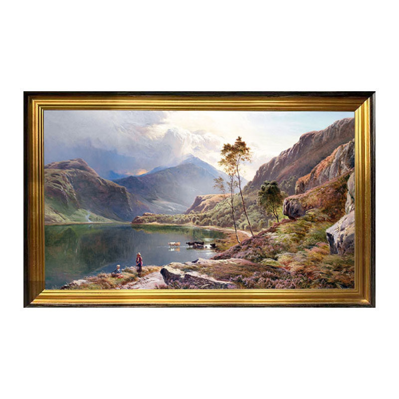世界名画山水风景高清喷绘油画