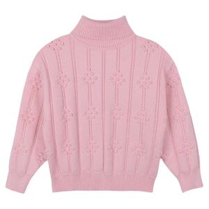 洋气童装儿童加绒毛衣宝宝秋冬季加厚针织上衣女童打底衫韩版冬装