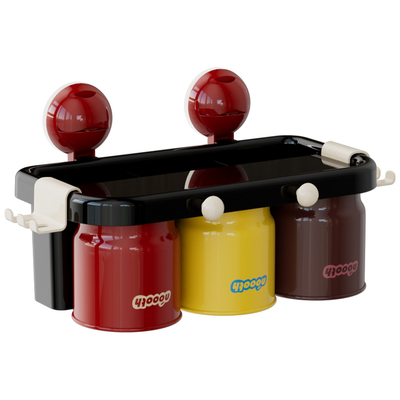 诺室吸盘牙刷置物架免打孔壁挂式卫生间牙杯电动挂牙刷架子漱口杯