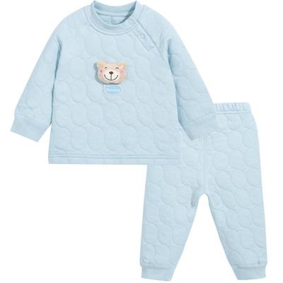 贝贝怡婴幼儿冬加厚保暖内衣套装