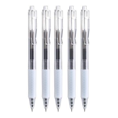 晨光按动款中性笔ST笔头书写顺滑