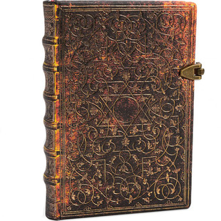 绝版Paperblanks笔记本Grolier格罗里埃格利亚装订图案复古记事本