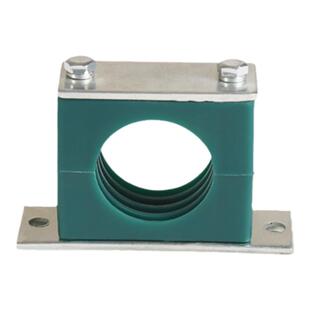 塑料管夹液压管夹轻型带盖板左右带安装孔船用油管管卡管夹6-57mm