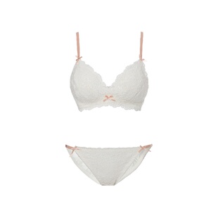 meroc/慕若芊花界内衣女文胸无钢圈性感蕾丝内衣套装