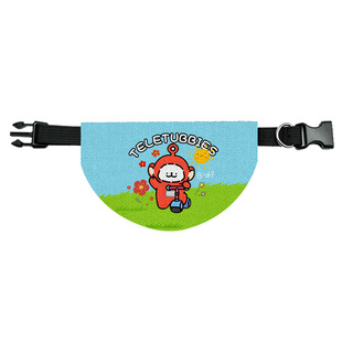 线条小狗联名天线宝宝卡通周边宠物口水巾猫咪狗狗三角巾围脖围巾