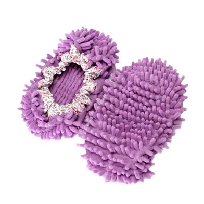 加厚不掉毛可拆洗懒人擦地拖鞋地板拖地懒人拖雪尼尔鞋套清洁拖把