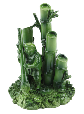 现货李居明财神文昌笔四绿摆件