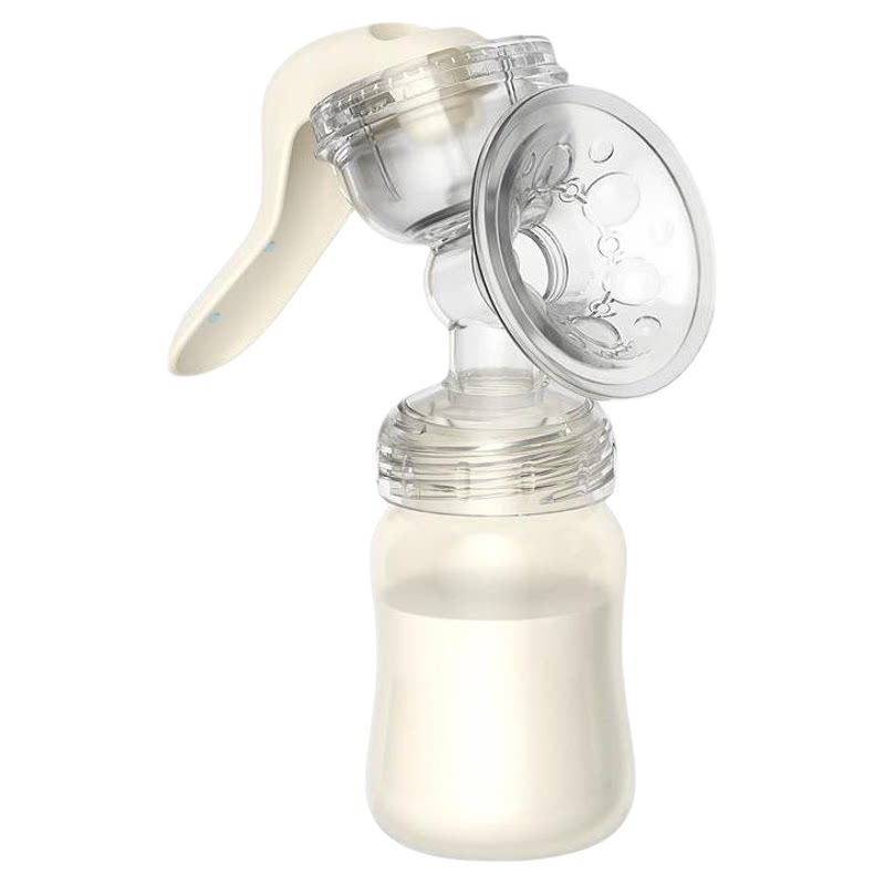 布比熊手动吸奶器简易大吸力集乳器手拉式拔奶器带储奶瓶奶嘴一体