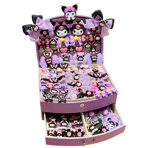 美乐蒂儿童发饰套装礼盒小女孩高端发饰生日礼物三丽鸥发卡首饰盒