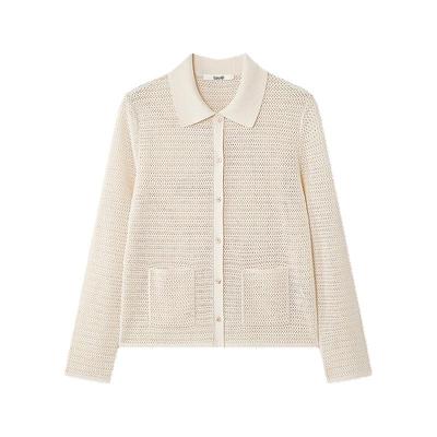 【粘纤】Laurel劳芮新波嬉和纸纱针织开衫女LWL362M10500