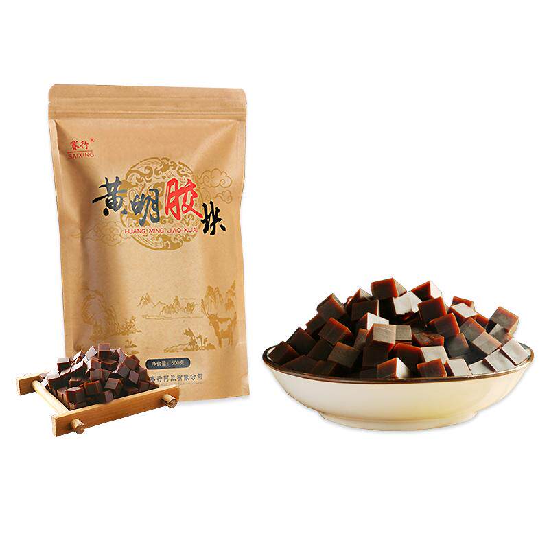 赛行阿胶黄明胶块熬手工糕原材料