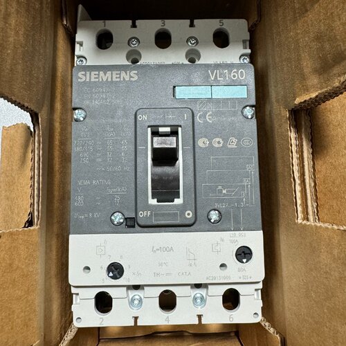 溢价-断路器VL1603P100A热磁式3VL3710