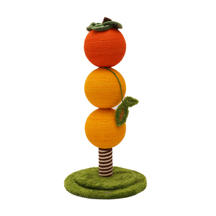 zeze柿子猫抓板猫抓柱猫咪玩具猫爬架立式磨爪麻绳抓球不掉屑