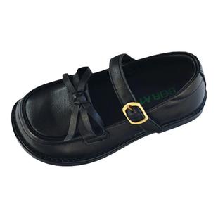 贝然儿童皮鞋女童洛丽塔黑色校园真皮宝宝女孩单鞋子公主演出软底