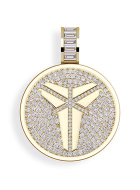 科比布莱恩特黑曼巴标志吊坠项链