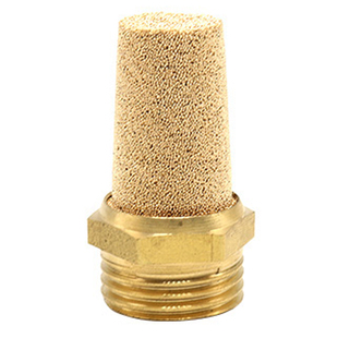 电磁阀尖头宝塔型BSL消声器M5 BSL-01 BSL-02 镀铜消音器 BSL-04