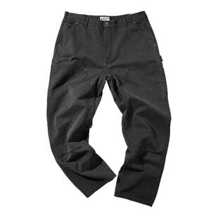 NE核爆炸大码男装工装裤牛仔裤烟灰色休闲百搭矿工伐木长裤男女款