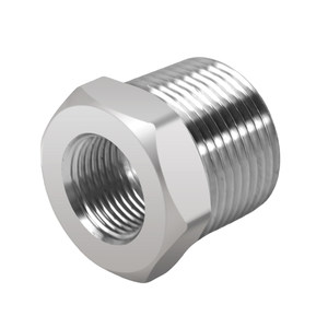 鸿樱家居旗舰店304不锈钢内外丝补芯异径牙螺纹补心水管直通变径接头1寸6分转4分