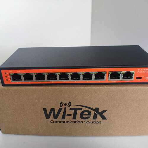 溢价-WI-TEK   WI-PS210H 8口百兆POE2