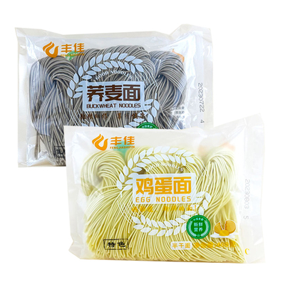 丰佳半干面条400g鲜切面荞麦面