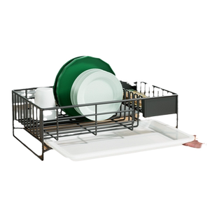 放碗架沥水架厨房家用台面置碗架不锈钢碗架收纳盒筷子碟盘置物架