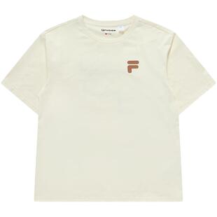 FILA FUSION斐乐潮牌短袖T恤情侣款夏季时尚宽松男女针织衫上衣潮