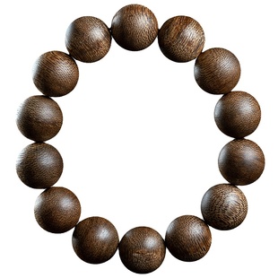 天然柬埔寨菩萨棋沉香手串老料奇楠佛珠女男款单圈文玩木手串沉水