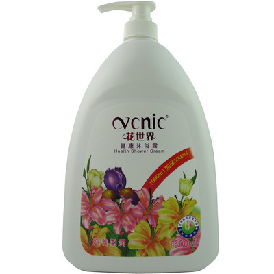 香港正品花世界沐浴露滋养1500ml