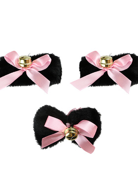 圣诞节COS猫咪系带手环女仆铃铛蝴蝶结绑带脖环可爱洛丽塔配饰