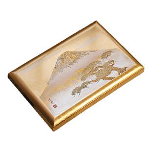 日本漆器小型首饰盒2026新款高档轻奢黄金结婚五金收纳盒新婚礼物