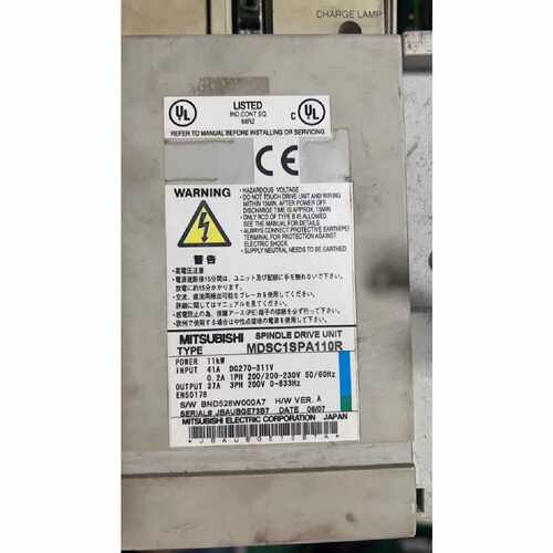 议价MDSC1SPA110R 三菱伺服驱动器现货包邮   议价